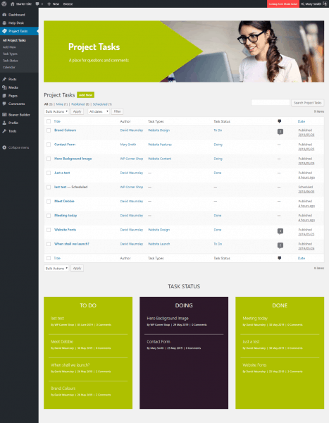 WPTasks-Page